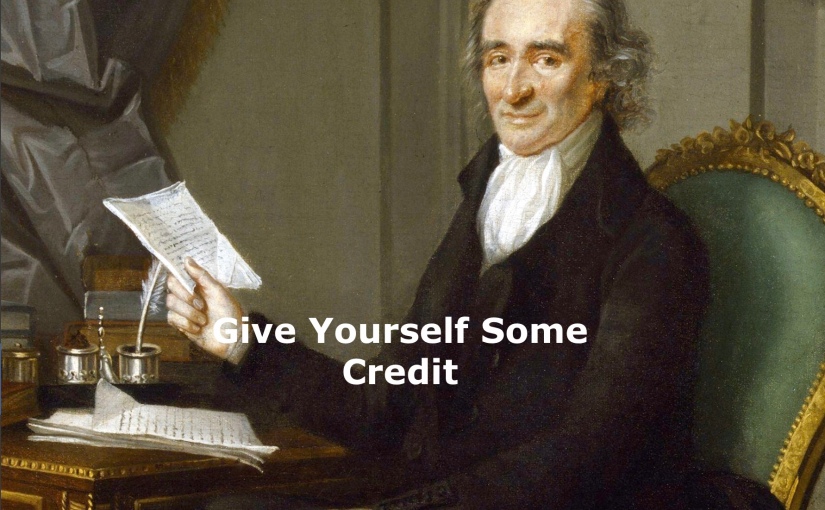 Give Yourself Some Credit – Day 217 of 365 Days to a Better You